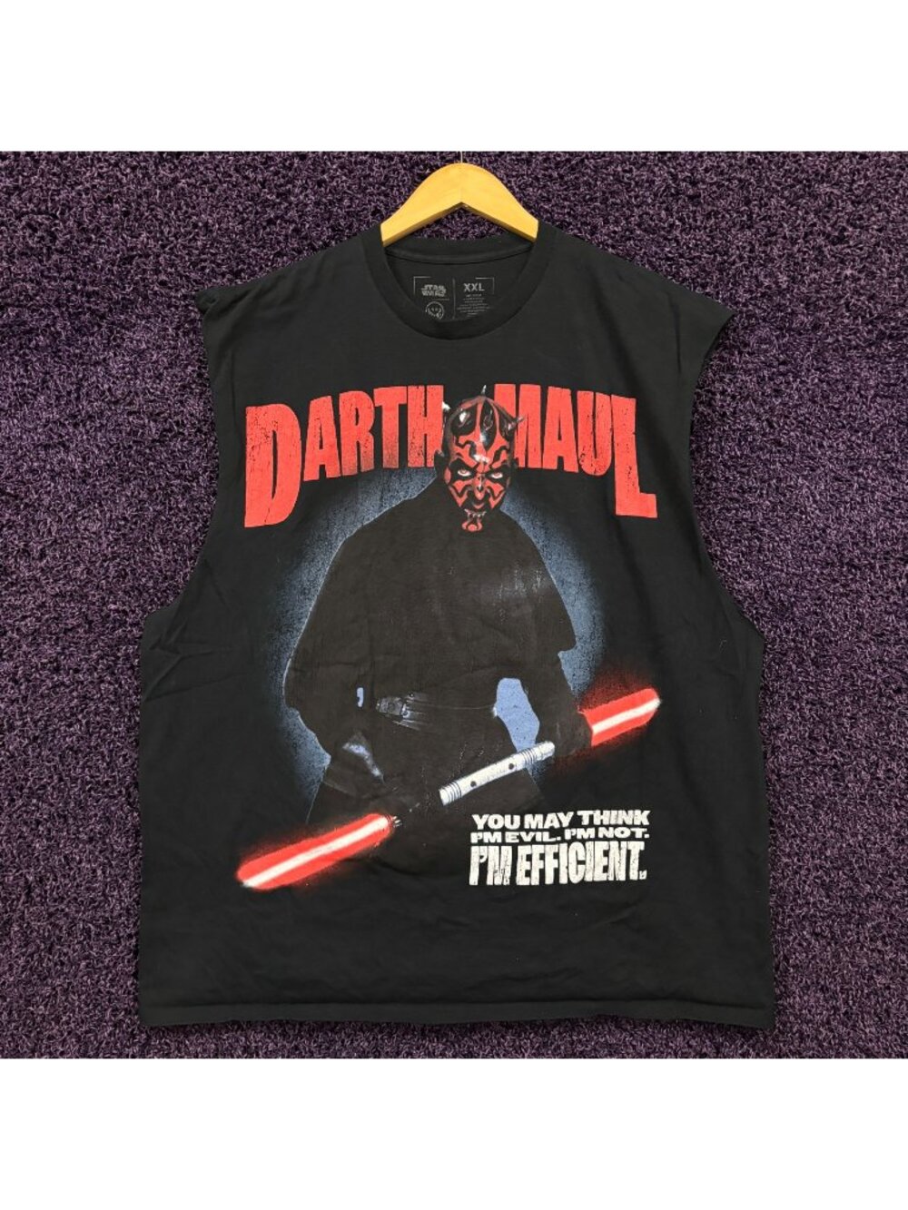 CVLA x Star Wars Darth Maul Muscle Tee Size XXL